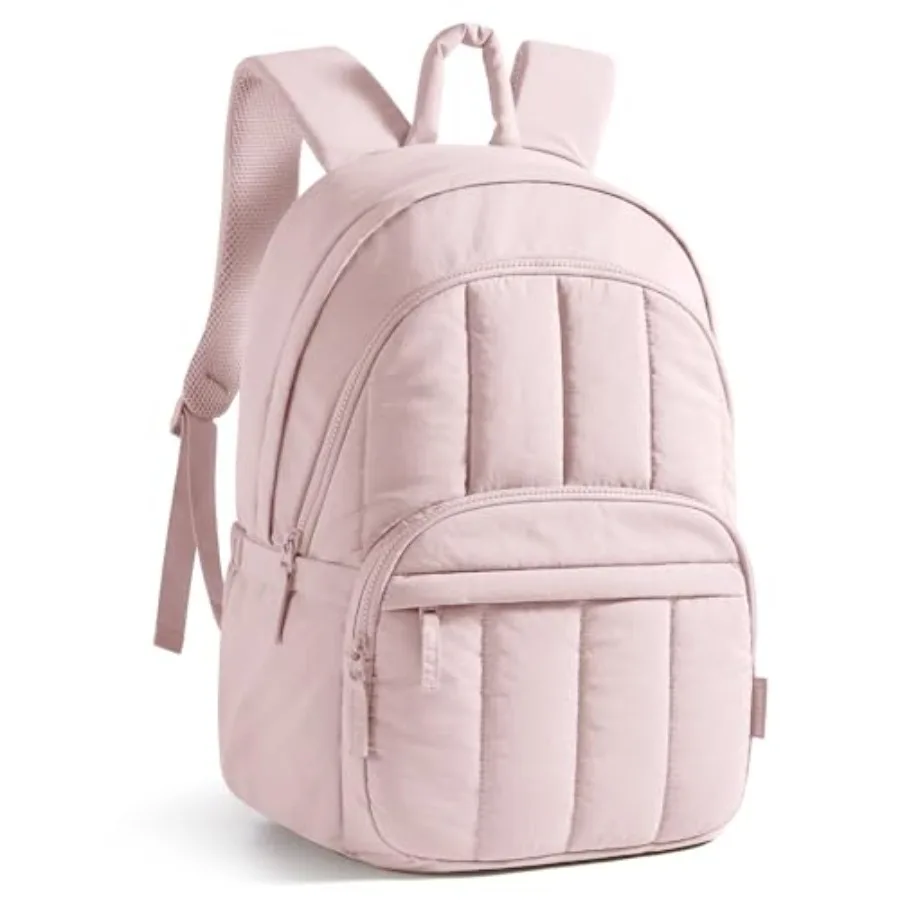 

Женский рюкзак для путешествий, стеганый рюкзак для ноутбука, студенческий рюкзак для книг, рабочий рюкзак для женщин, стильный компьютерный рюкзак с защитой от влаги.