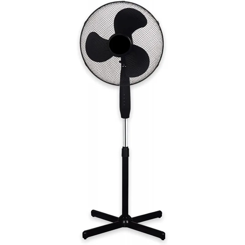 EURASIA Tent-45W 3 speed rocking 90 ° silent metal floor fan-Ideal for 25m2 stays