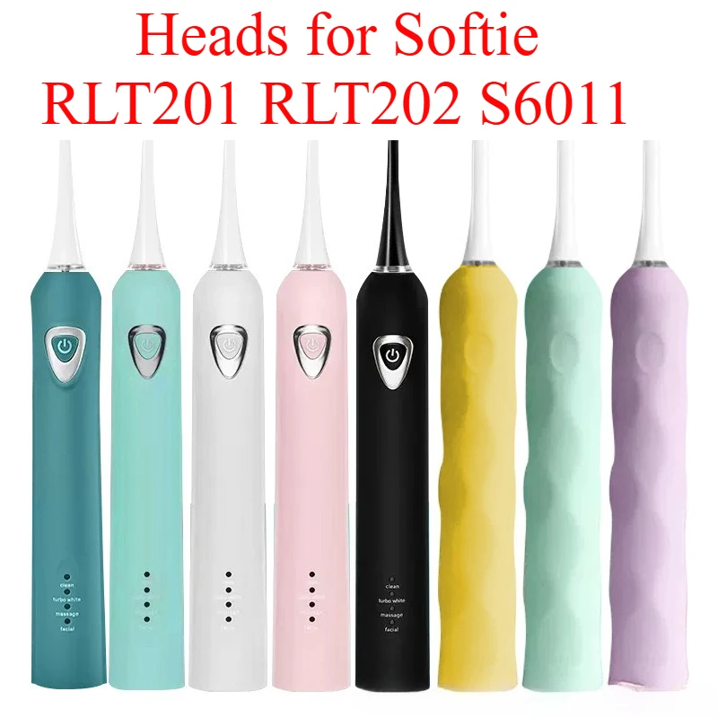 

Насадка для зубной щетки подходит для электрических зубных щеток Softie RLT201, RLT202, S6011, универсальная сменная насадка с мягкими и жесткими щетинками.