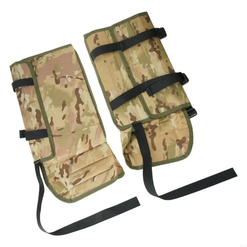 Protective Gaiters Guards for Trail Walking and Lower Leg Coverage, Front Opening Build and Polypropylene Layer