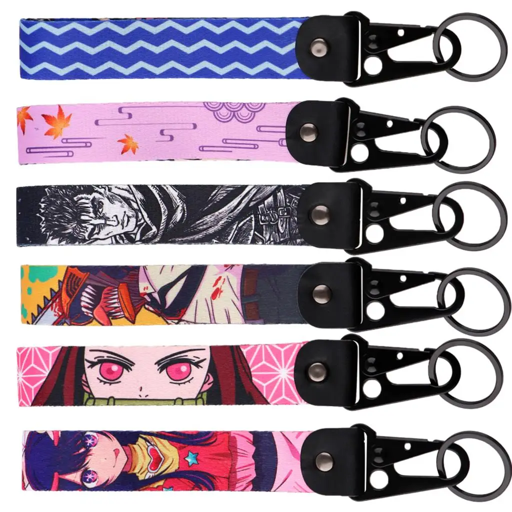 Cool Anime Keychain Collect Key Ring For Motorcycles Car Backpack Chaveiro Key Tag Fashion Accessories Souvenir Gifts