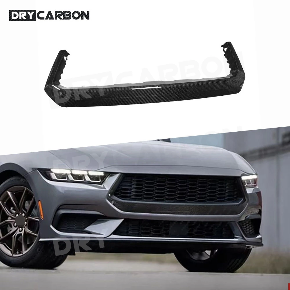 

Carbon Fiber Front Grille Trims Front Bumper Grill Lower Trim for Ford Mustang 2024 Car Styling Body Kits Accessories