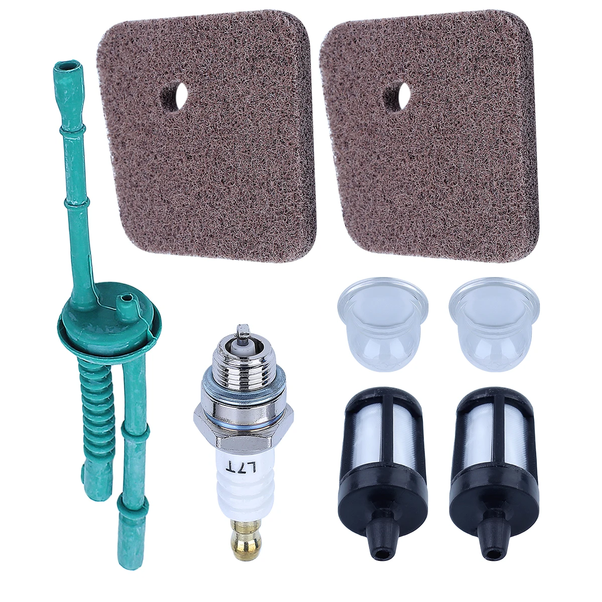 Air Fuel Filter Kit for Stihl FS38 FS55R FS45 FS45C FS46 FS55 HS45 KM55 HL45 MM55 Etc, String Trimmer Accessory Air Filter