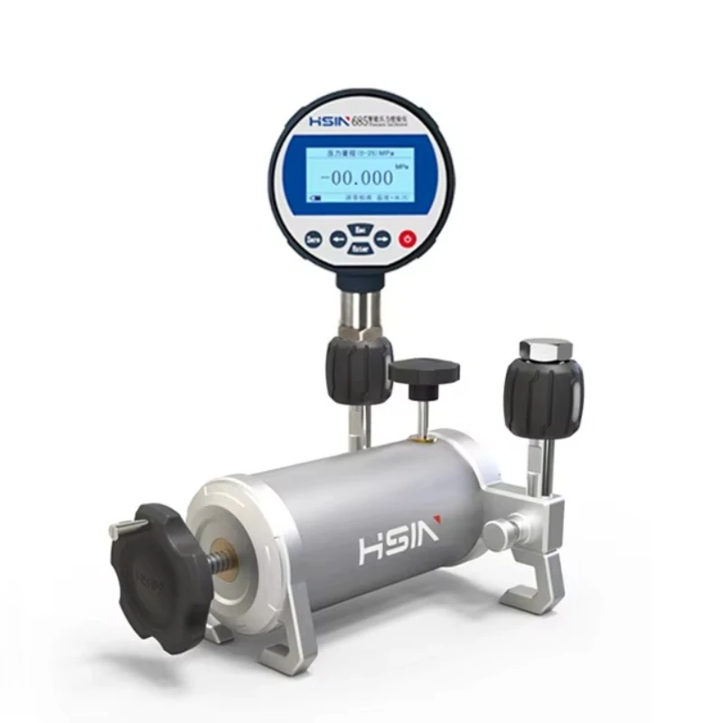 Portable manual air pressure generator range up to handheld miniature pressure comparator pneumatic stress testing pump