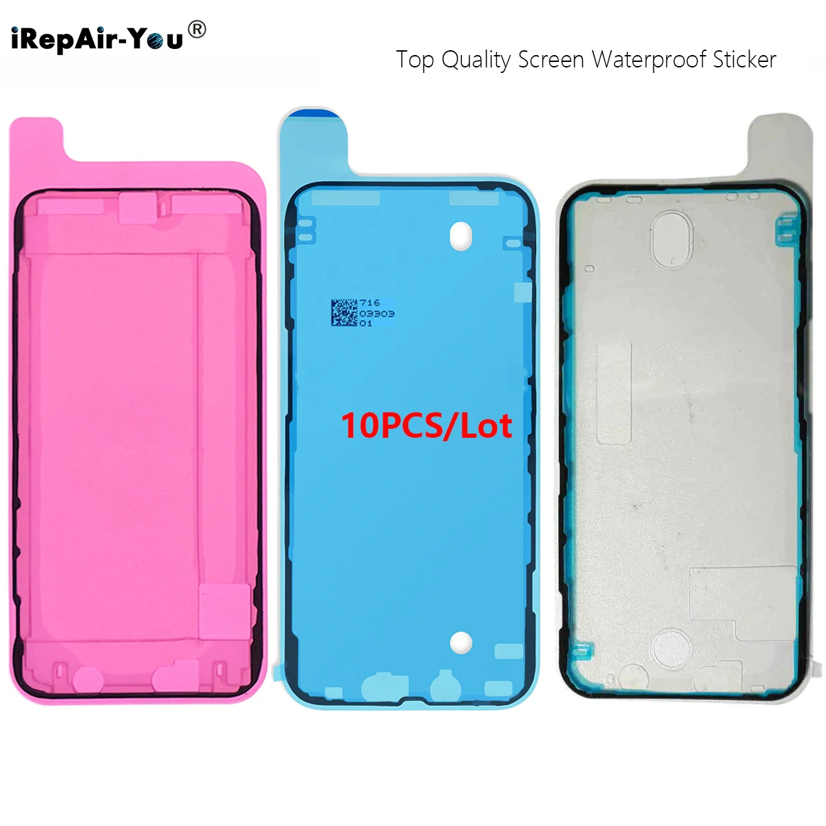 10pcs Premium Waterproof Sticker for iPhone 15 Pro Max 15 11 12 13