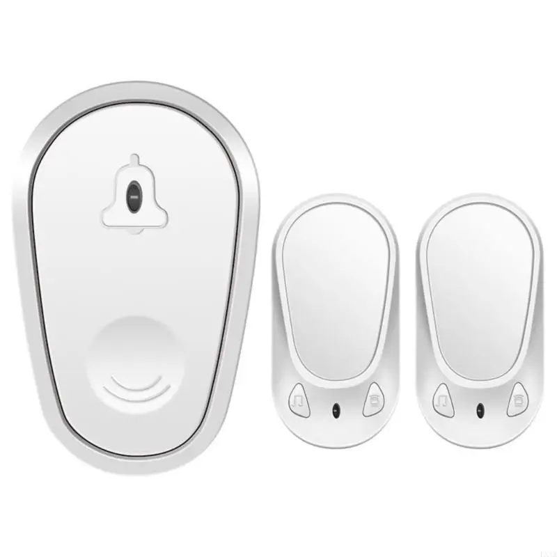 

LXAA беспроводной дверной звонок, настенный плагин беспроводной дверной звонок 20 м/6,5 фута 4-уровневые объемы