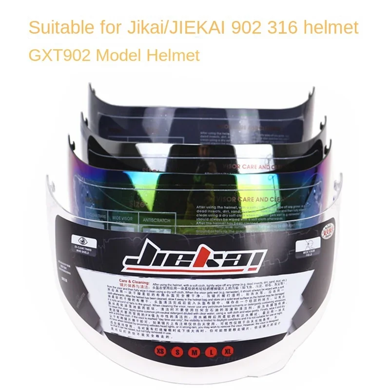 Genuine Jiekai Motorcycle Helmet Lens 316 902 Helmet Lens K5 K3SV K1 Helmets Lens Universal Helmet Replacement Accessories