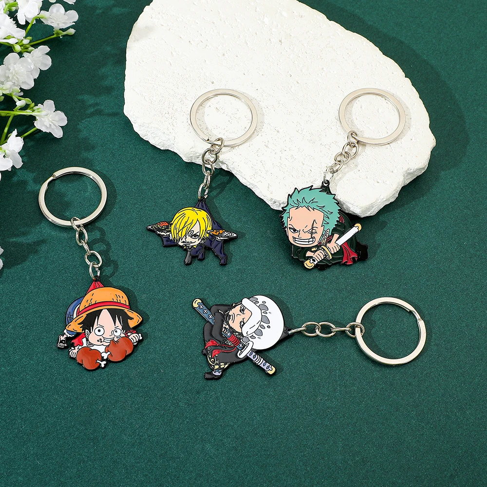 Anime Keychains for Kids, Action Figure Statue Model, Toys Gifts,