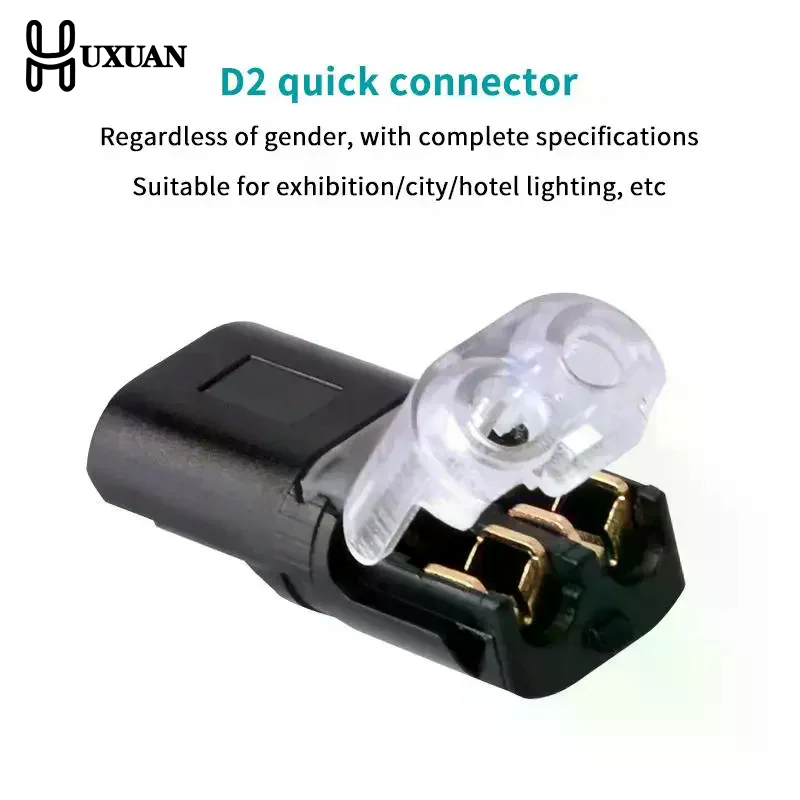 10 Pcs Waterproof Plug Wire Connector 2 Pin Way Cable Plug Car Electric Wire Snap Connectors Strip Terminal Connection
