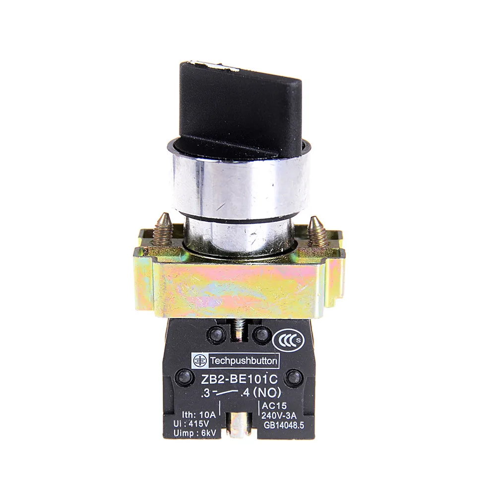 10A 600V 3 Position 2NO Maintained Toggle Select Selector Switch XB2-BD33C