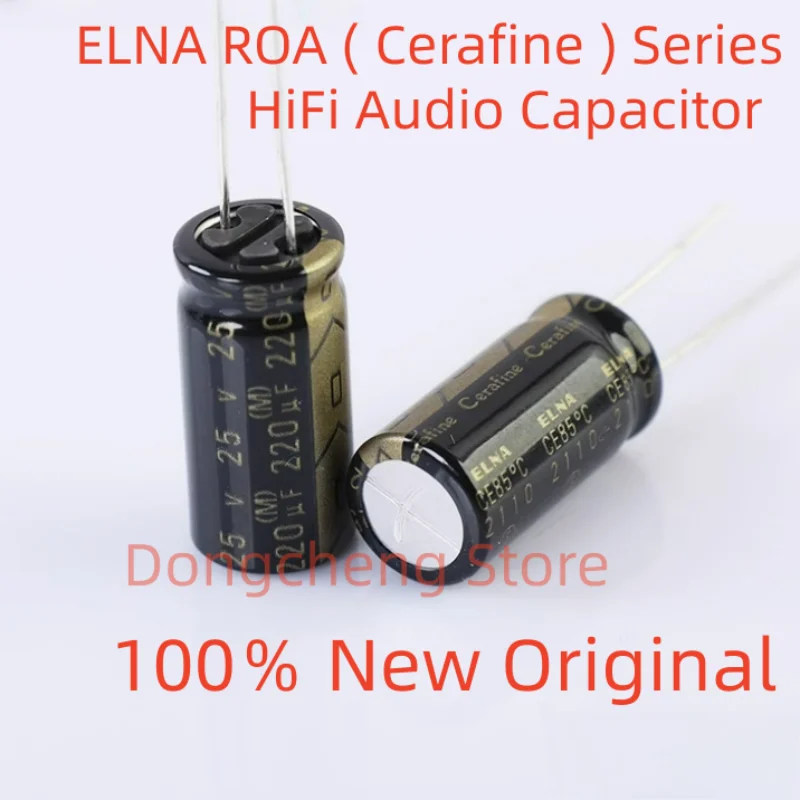 

10pcs ELNA ROA ( Cerafine ) Series HiFi Audio Capacitor 16V 25V 50V 10uF 22uF 47uF 100uF 220uF 22uF25V 22UF50V 100UF25V Original