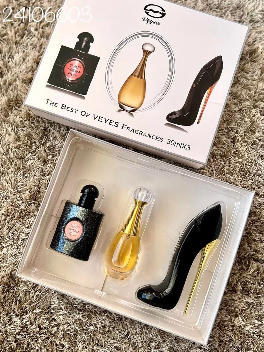 Women's Perfume Fragrance 3 Pieces Multi-Fragrance Perfume Kit for Women Warm aroma Seductive sensual 3 Piece Female Perfume set Various Fragrances for Women