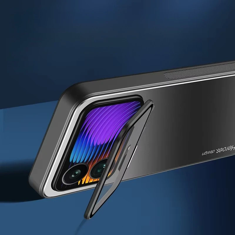 المتقدمة ماتي عدسة الكاميرا غير مرئية حامل جراب هاتف ل Xiaomi 17 برو ماكس 17 برو الغبار سيارة المغناطيسي الصلب عودة حماية