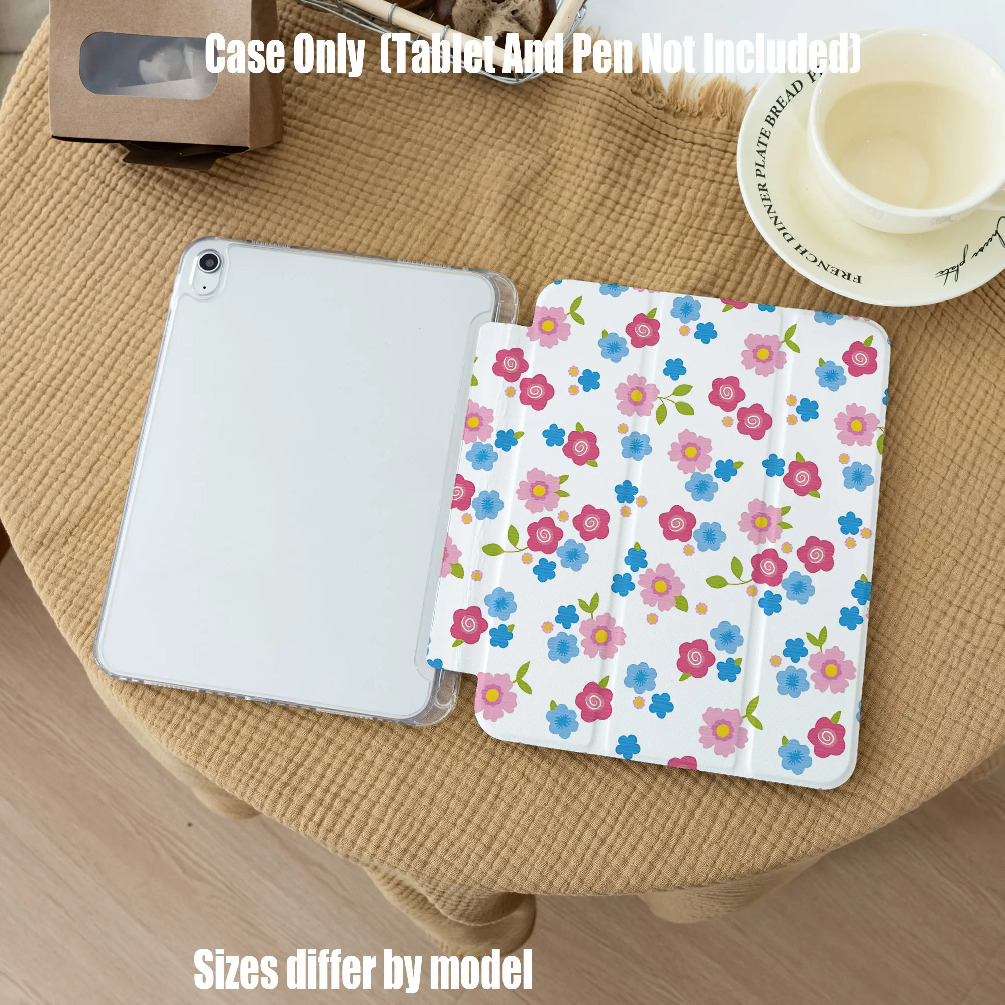 Slim Fit Premium TPU Tablet Cover, Shockproof Durable Lightweight Protective Case for iPad Samsung Huawei Honor Redmi Xiaomi