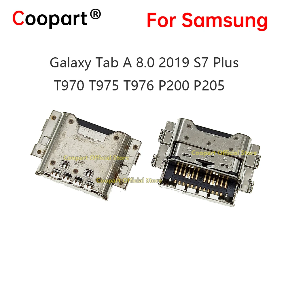 

Для Samsung Galaxy Tab A 8.0 2019 S7 Plus T970 T975 T976 P200 P205 USB-зарядное устройство, разъем для зарядки док-станции, разъем типа C