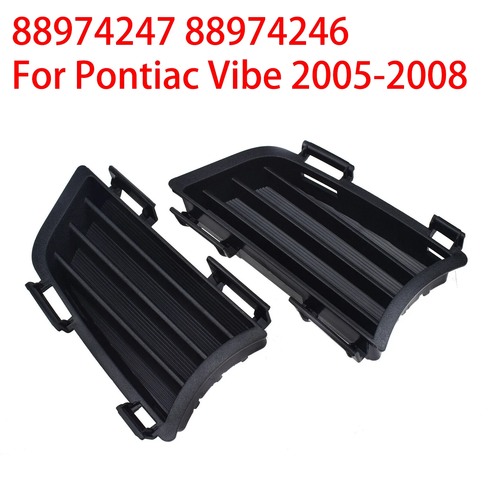 88974247 88974246   Dla wersji amerykańskiej Pontiac Vibe 2005-2008 para zderzak dolna osłona światła przeciwmgielnego zestaw zewnętrznych krat przedni samochód LH RH