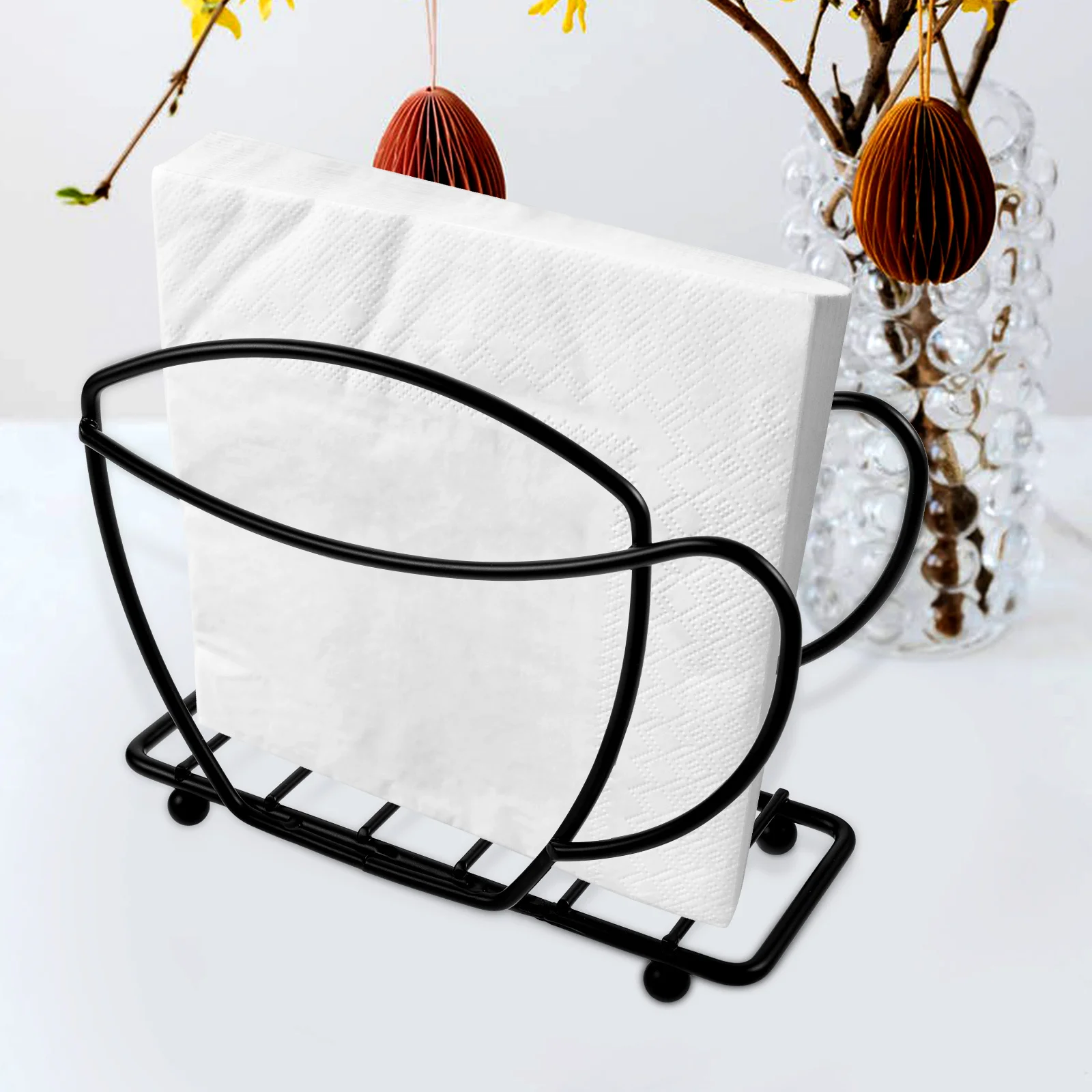 

Creative Coffee Cup Shaped Napkin Holder Freestanding Tissue Rack for Home Hotel Dorm Practical Elegant Tabletop Napkin