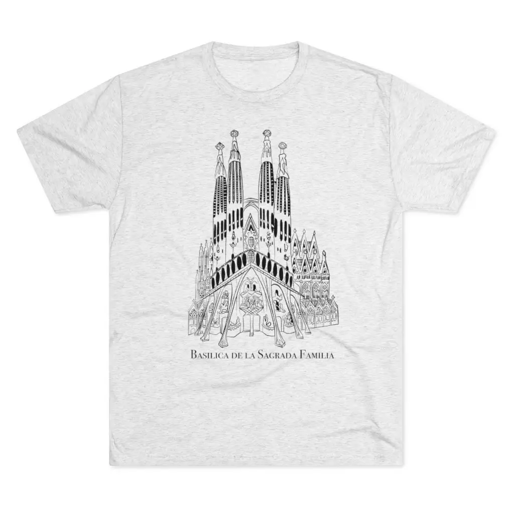 Men's Basilica De La Sagrada Familia Premium T Shirt