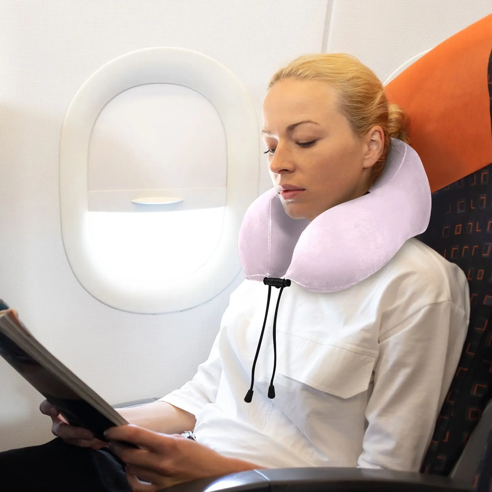 Oreiller cervical en mousse à mémoire de forme en U, oreiller de voyage doux, massage, sommeil en avion, soins de santé personnalisés