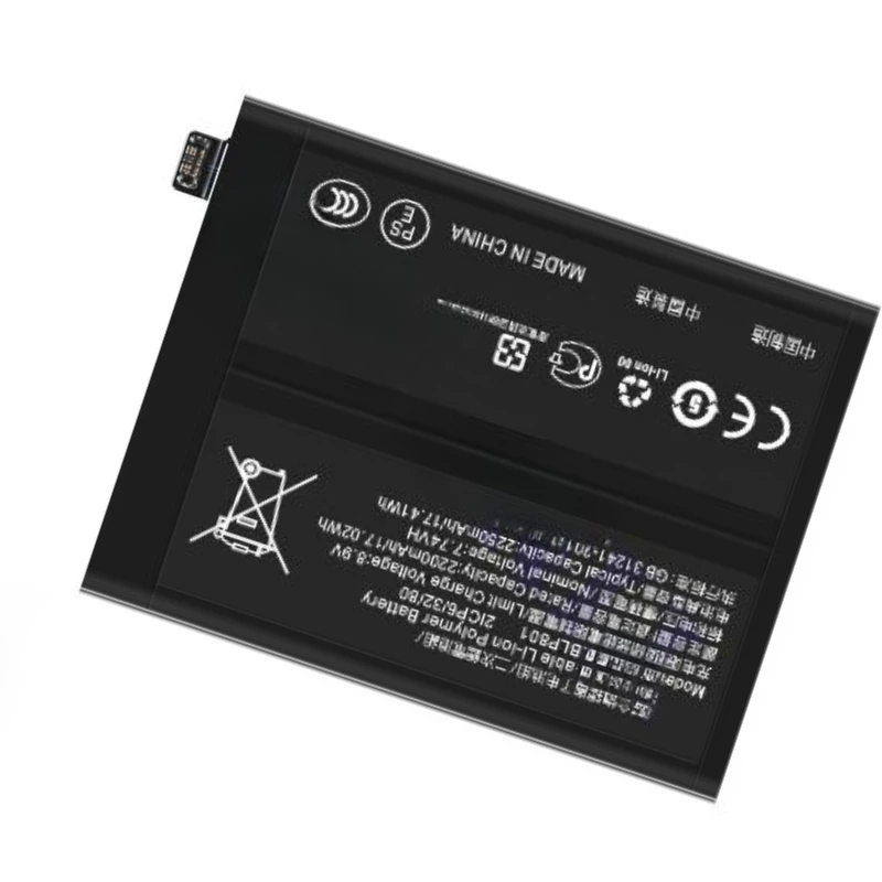 بطارية هاتف جديدة عالية الجودة BLP801 7.74 فولت 2200 مللي أمبير في الساعة لهاتف OPPO Oneplus 8t/1+8T/1+9R