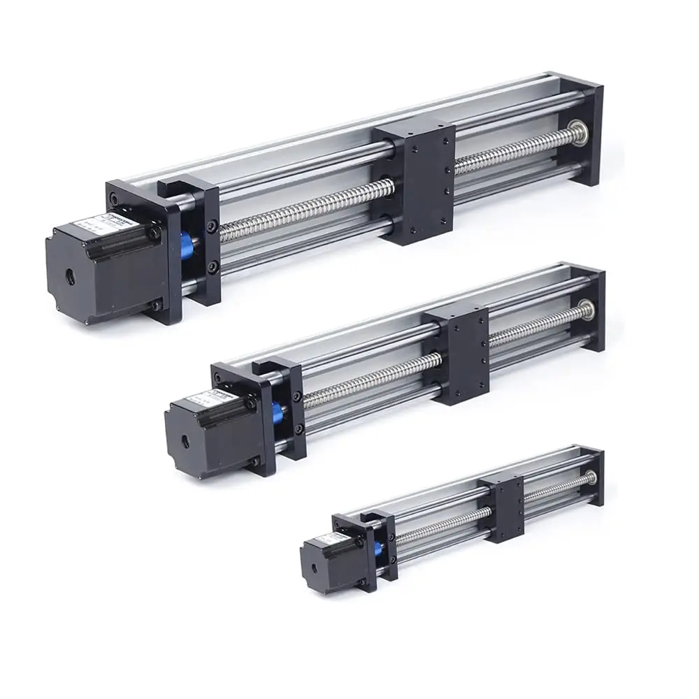 

Ball Screw Linear Guide Rail Ball Screw Linear Rail Motion Slide 100mm Ball Screw Linear Guide Slide W/ Nema23 Stepper Motor