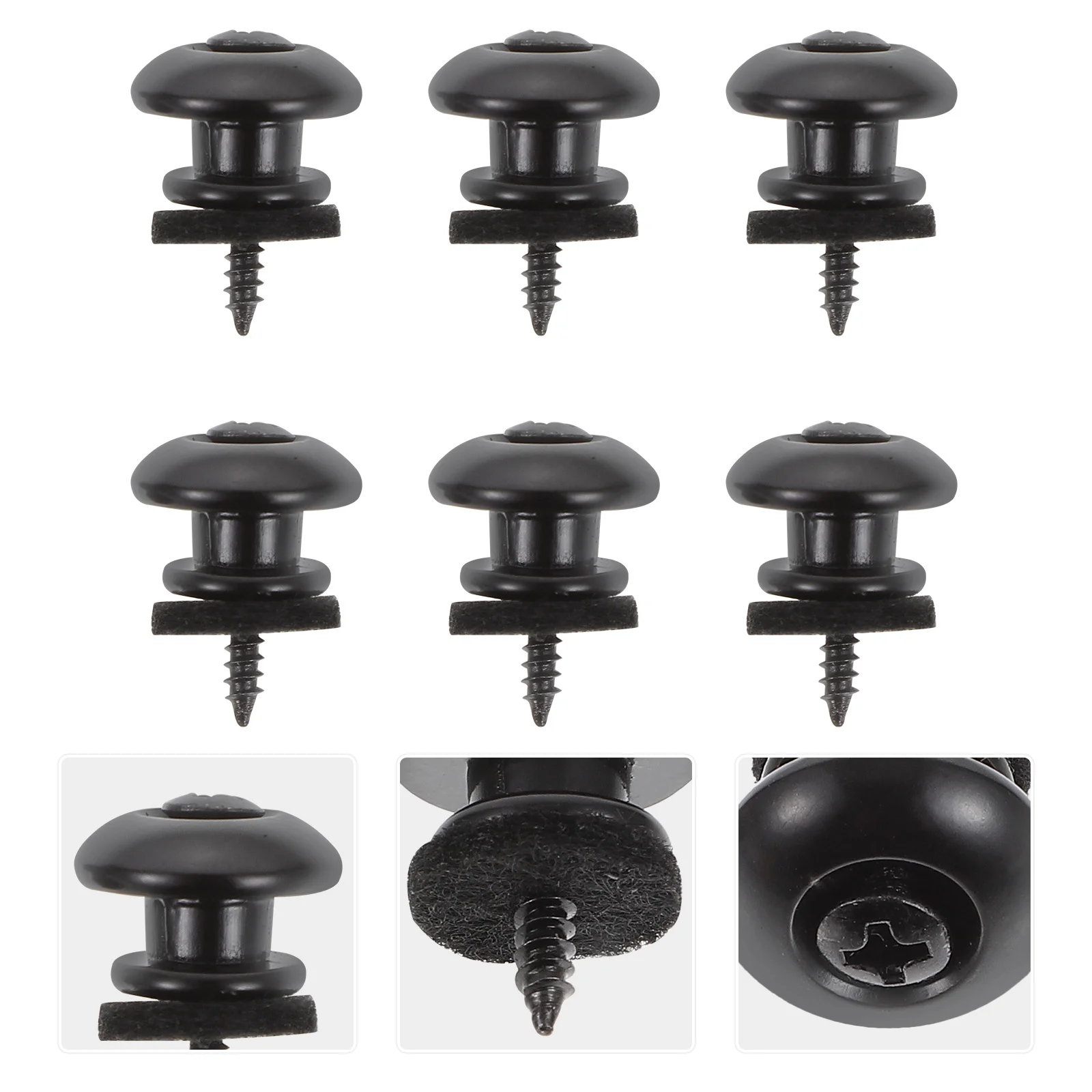 

Guitar Ukulele Electric Belt Buckle Strap Lock Buttons Mounting Fixators Locks Straps Buckles