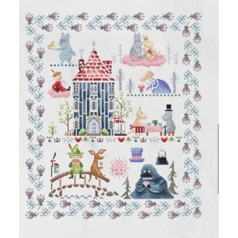 7433 Cross Stitch Sets Cross Stitch Paintings 14ct 18ct Stich Cross Stitch Kit Embroidery Needle Arts & Craft Complete Kit Hobby