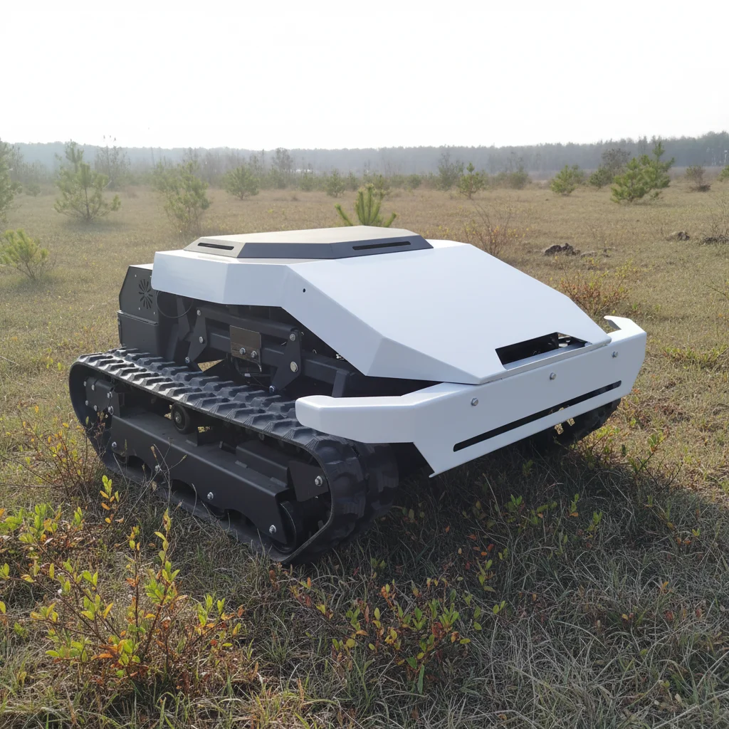 Customize Wide Cutting Deck Crawler Lawn Mower High Efficiency Large Area Work