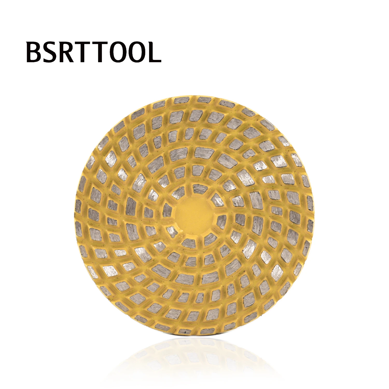 BSRTTOOL 다이아몬드 그라인딩 디스크 콘크리트 바닥 그라인딩 패드 소결 된 금속 본드 콘크리트 습식 연마 휠 거친
