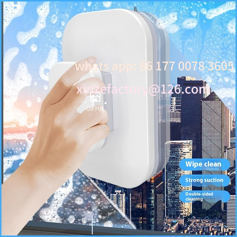 

Customizable Glass Wiper Wash Magnetic Window Double Sided Cleaning Brush Household Magnetic Brush for Washing Windows Home