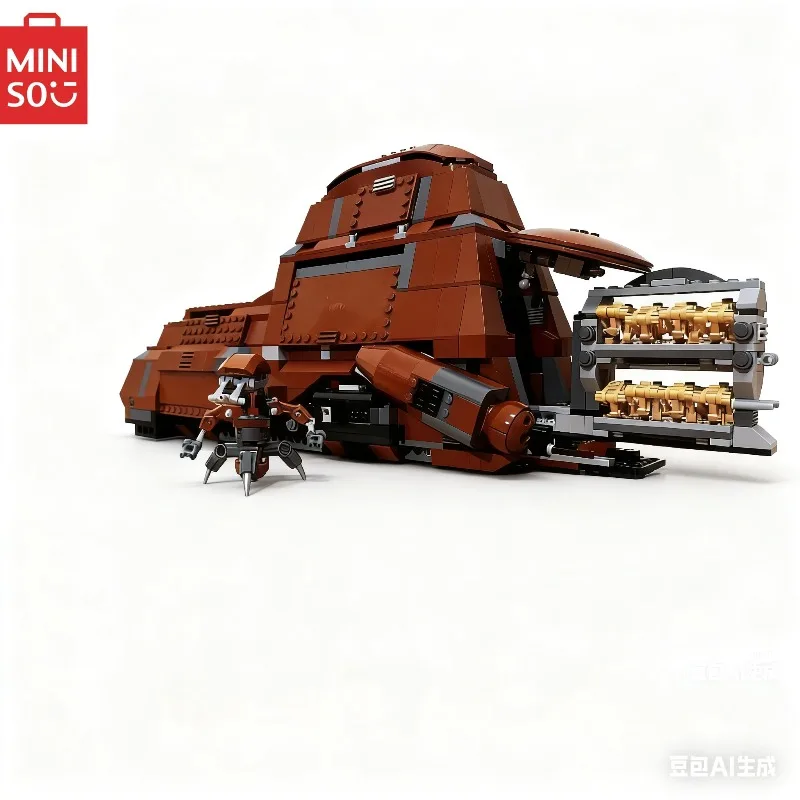 MINISO 1326 pièces Diseny Trade Federation MTT modèle blocs de construction classiques briques compatibles 7662 anniversaire noël éducatif