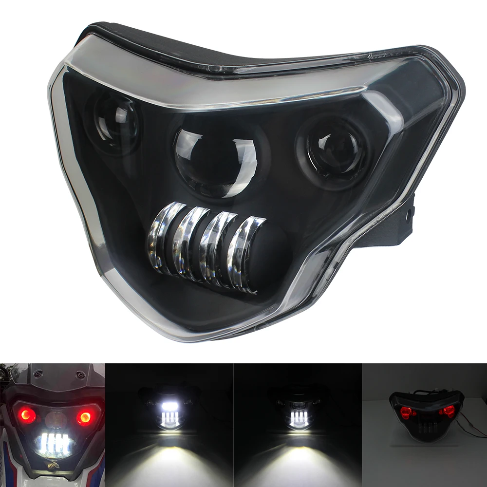 

for BMW G310R 2016- 2022 G310GS 2018-2022 Motorcycle Headlight Front LED Light Hi/Low Beam DRL Red Devil Eyes Accessories