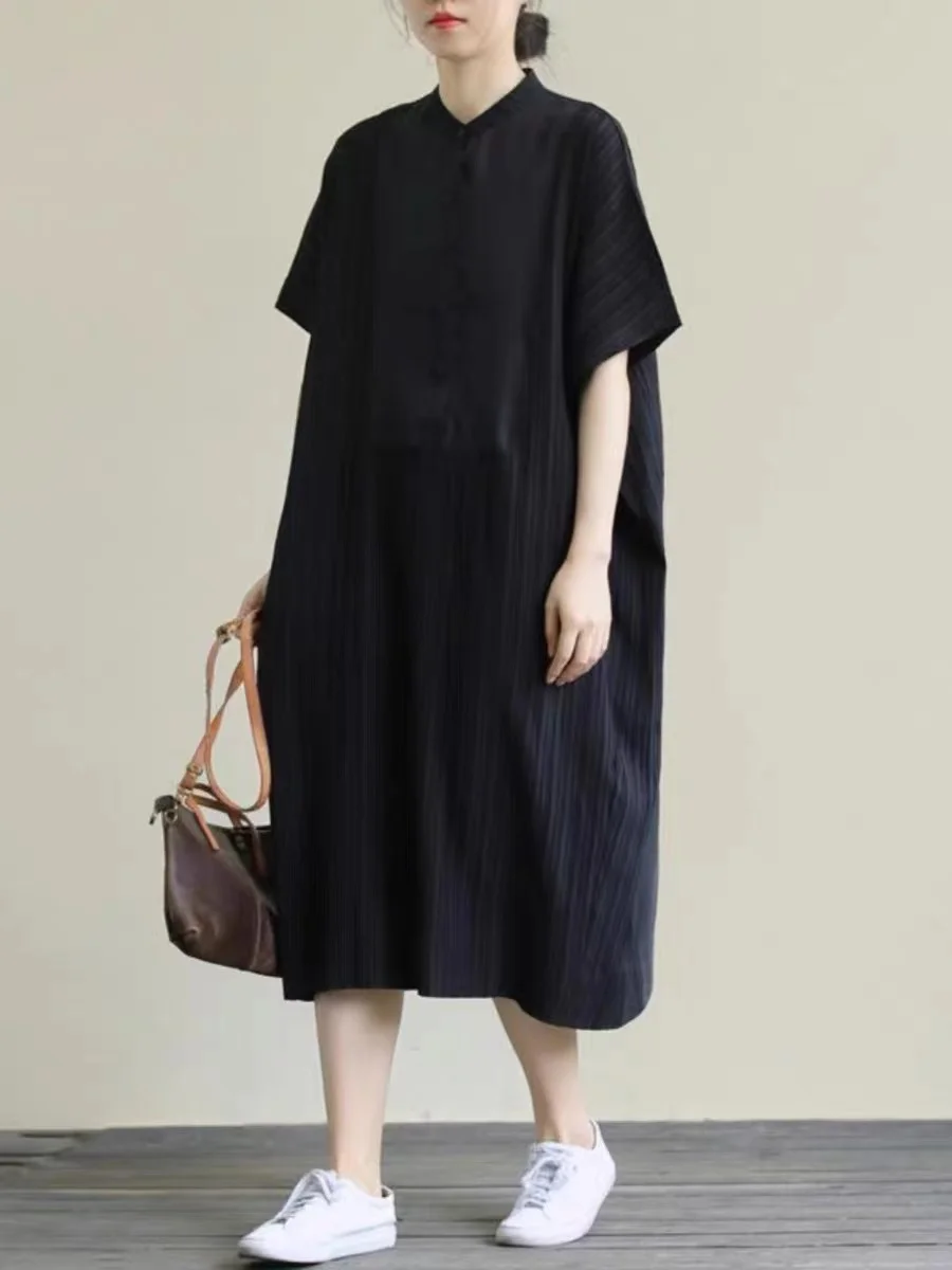 Abnehmen Große Größe frauen Sommer Neue Koreanische Lose Künstlerische Vintage ort Sve irt Dr Ele Sle A-Line Midi Dr