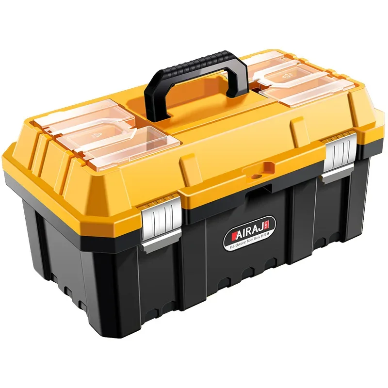 NEW Portable Empty Tool Box Hard Plastic Protective Case Shockproof Waterproof Safety Storage Professional Electrician Tool Box