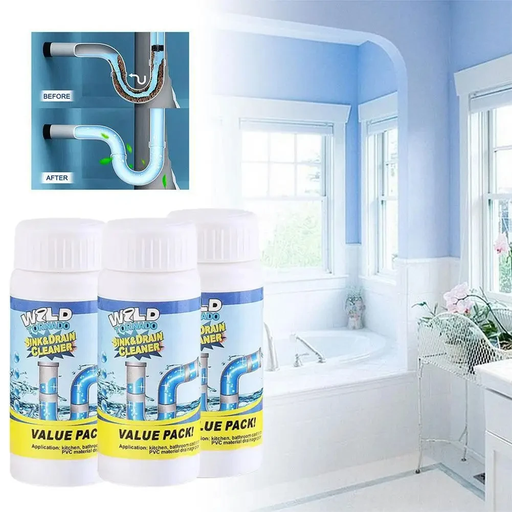 The Powerful Pipe Unclogging Agent And Sewer-Specific Unclogging Powder Effectively Remove Odors And Blockages