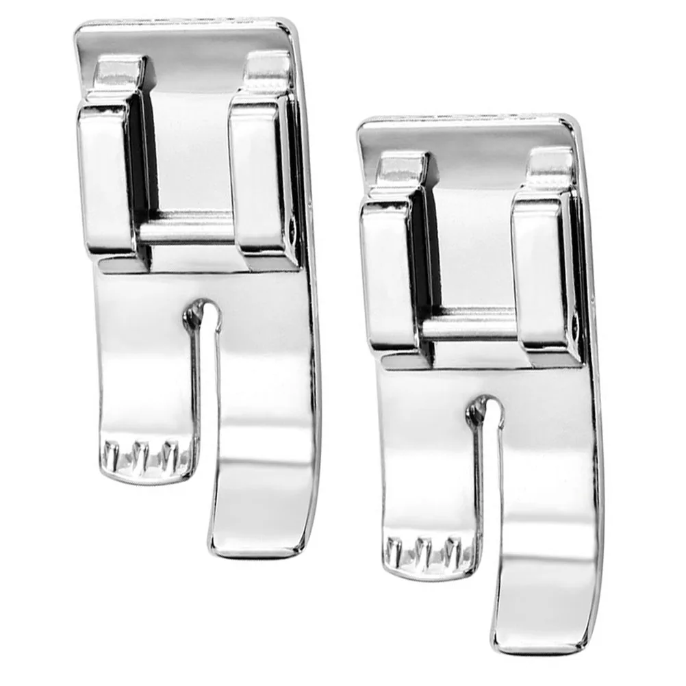 

2pcs Straight Stitch Presser Foot Sewing Machine Quilting Feet Overcast Component Patchwork Practical Multifunctional Save Time