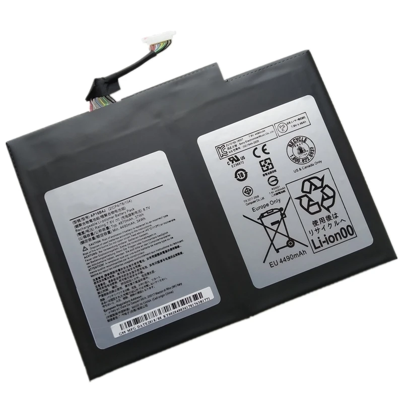 

New AP16B4J KT00204003 Laptop Battery For Acer Aspire Switch 5 Alpha 12 N17P5 N16P3 SA5-271 SA5-271P SW512-52 SW512-52P A54QB6