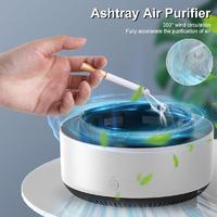 Smart Home Ashtray Air Purifier  Smoke Removal Secondhand Filter Eliminate Odor Ashtray Portable Travel Camping Hiking Fishing