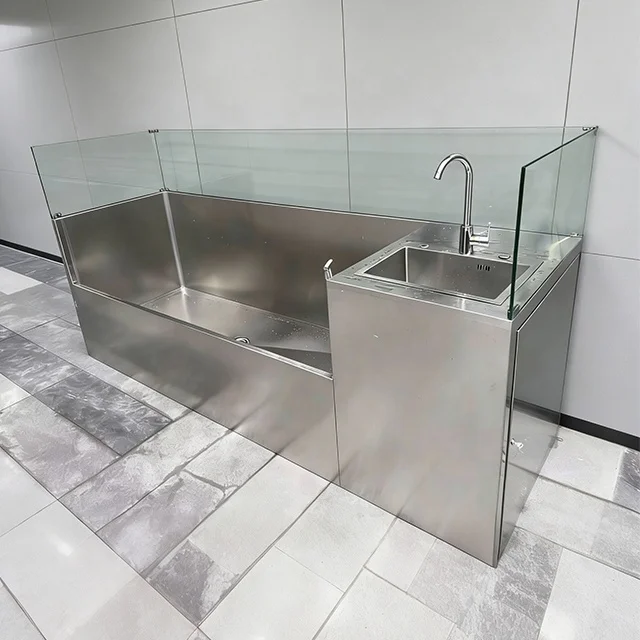 Bicycle Washing Station Outdoor Sink Stainless Steel Wash Basin