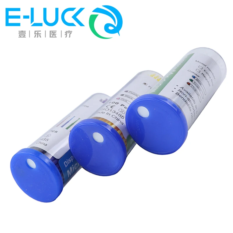 100PCS/Bottle Dental Disposable Micro Brushes Eyelashes MicroBrush Dentistry Odontologia Extension Tools Cosmetic Brush