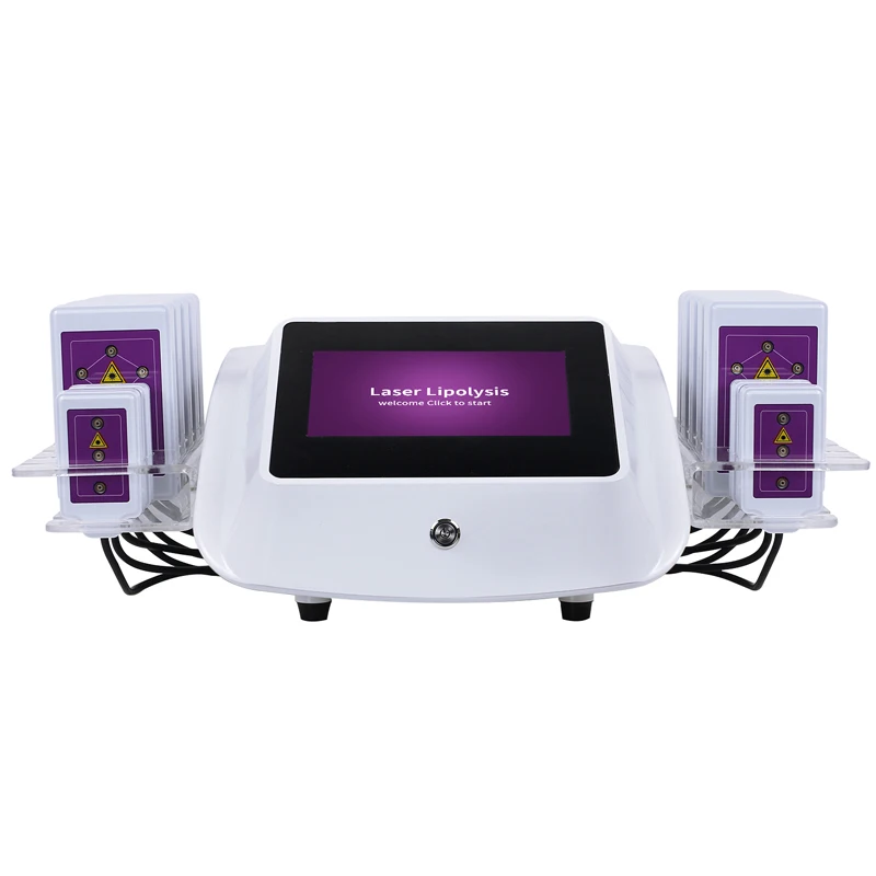 Portable Body Slimming Lipolaser Pad Infrared Lipo Laser Machine Cellulite Reduce Body Shaping Beauty Machine Fat Reduction