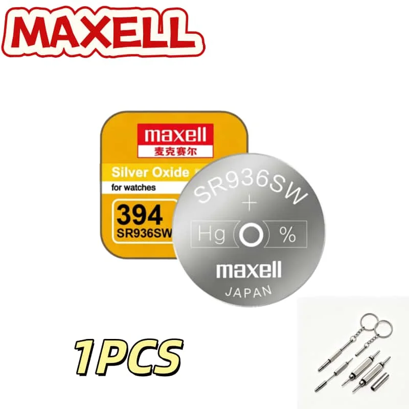 1-10PCS Maxell SR936SW 394 1.55V Zilveroxide Knoopcelbatterij Lange Levensduur Voor Horloge Rekenmachine Speelgoed Kleine Elektronische Gadgets