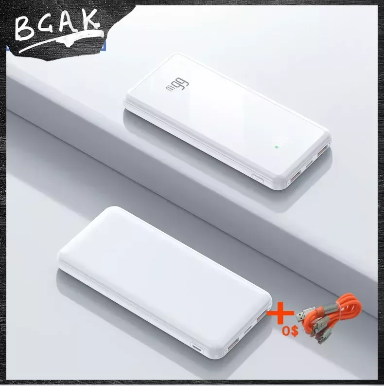 Real Capacity BCAK Wholesale of 30000 Milliampere Large Capacity Built-in Power Bank Fast Charging Mobile Power Supply Gifts