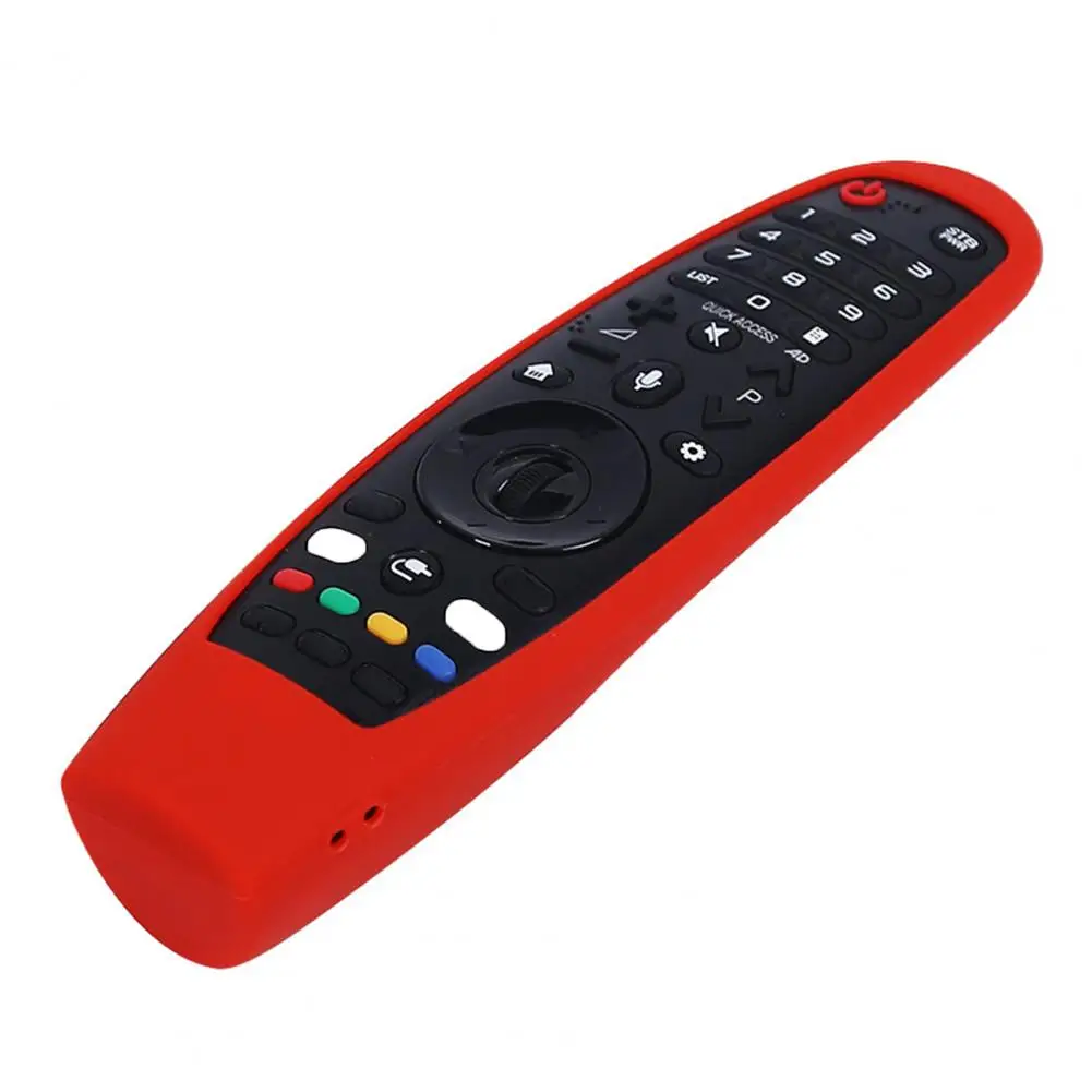 luminous Remote Control Case Anti-slip Silica Gel Full Coverage TV Remote Control Protective Case for LG AM-MR650A