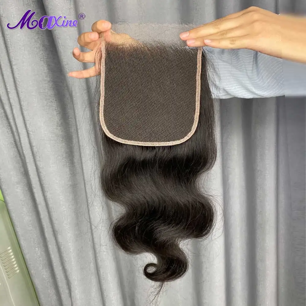 Maxine Body Wave 7x7 6x6 HD Lace Closure Only Human Hair Invisiable Real HD Lace Closure Natural Hairline 4x4 5x5 Lace Closure