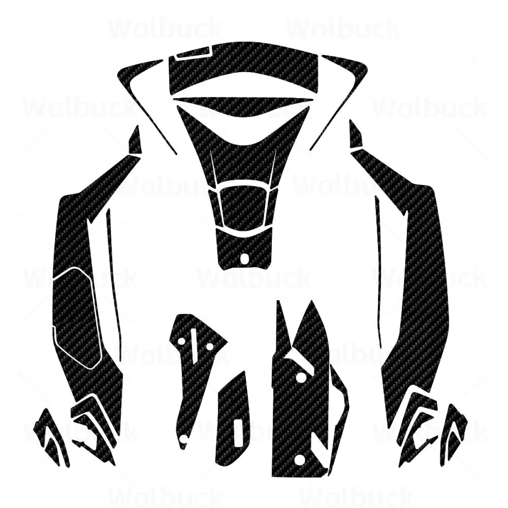 For PCX160 pcx 160 Pcx 160Motorcycle Thickened Frosted Fuel Tank Stickers Scooter Full Body Exhaust Protector Decal Accessories 6