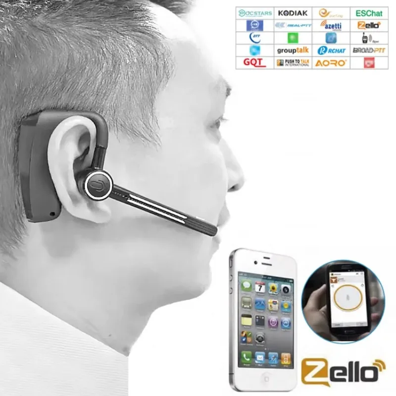 ユニークなE2ビジネススポーツイヤホン片耳ステレオBluetoothヘッドセットハンズフリーワイヤレスデュアルPTTヘッドセット