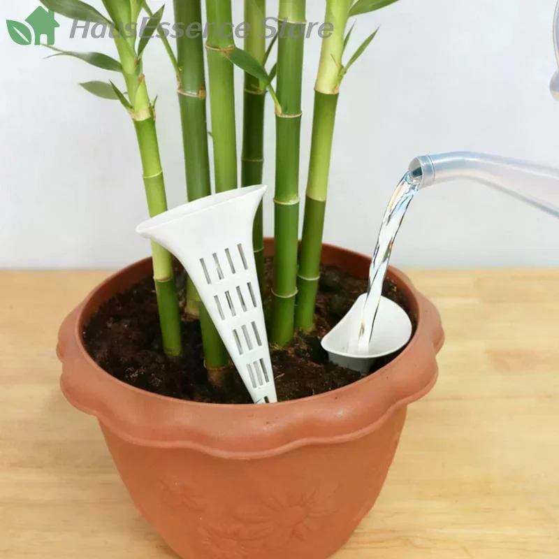 Conical Plant Irrigation Device Breathable Soil Watering Spike Improves Root Health For Indoor Outdoor Bonsai Care 3pcs