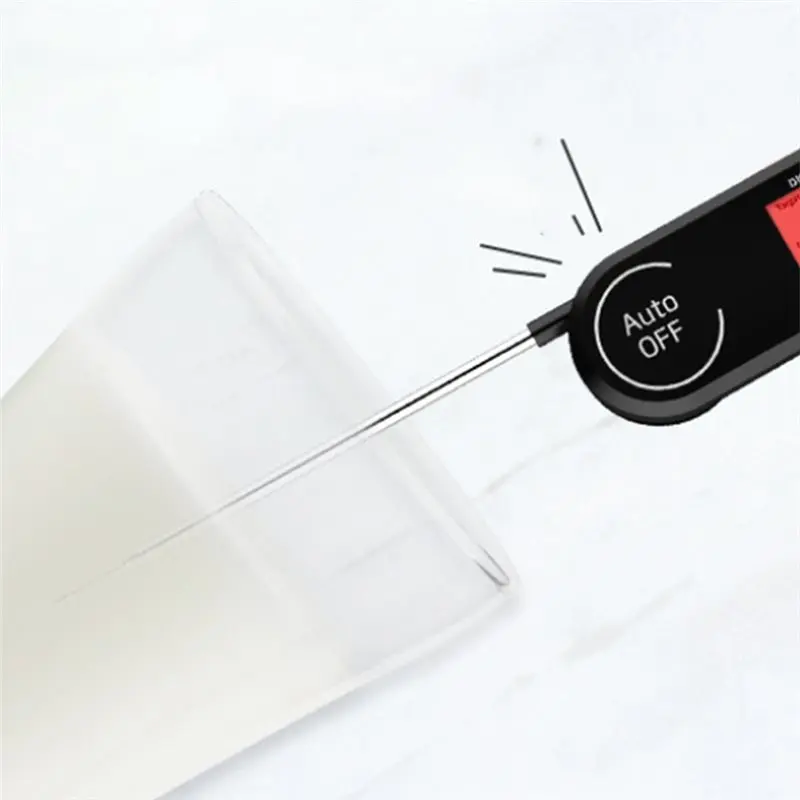 ABKO-Instant Read Meat Thermometer - Essential For Grilling BBQ Kitchen Smoker Air Fryer Candy Making