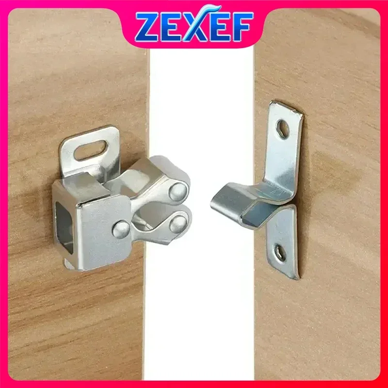 Home Accessories Cabinet Lock Operated Buckle Bead Magnetic Padlock Wardrobe Door Clasp Spring Fixed Low Press The Home Adhesive
